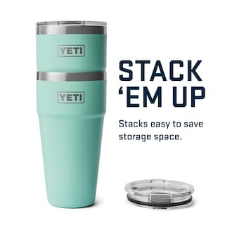 Foto 6 | Vaso Yeti Rambler De Espuma De Mar Apilable De Acero Inoxidable De 887 Ml - Venta Internacional.