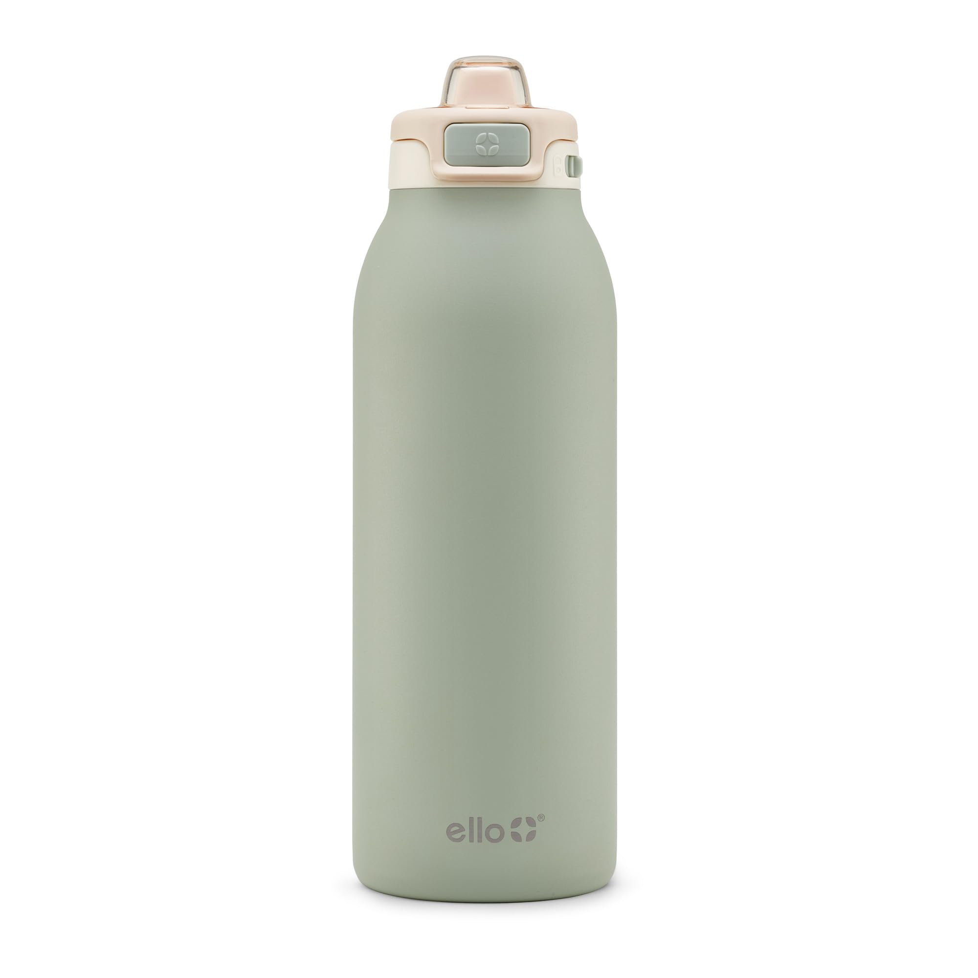 Botella De Agua Ello Pop & Fill De Acero Inoxidable, 1,2 L, Color Pistacho - Venta Internacional.