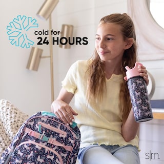 Foto 6 | Botella De Agua Simple Modern Bluey Kids Straw De 500 Ml Con Aislamiento - Venta Internacional.