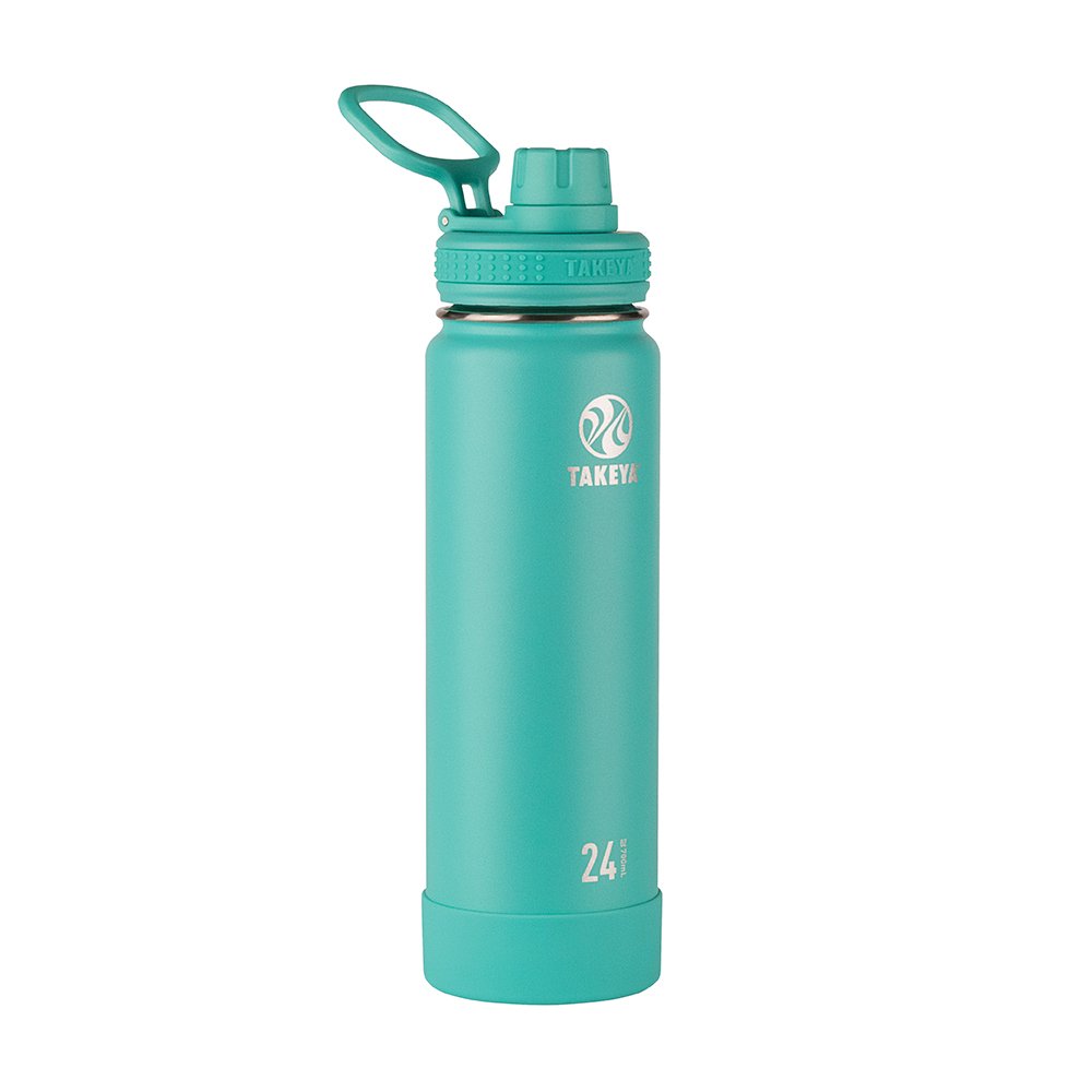 Foto 2 pulgar | Botella De Agua Takeya Actives Con Aislamiento Al Vacío De 700 Ml, Color Verde Azulado - Venta Internacional.