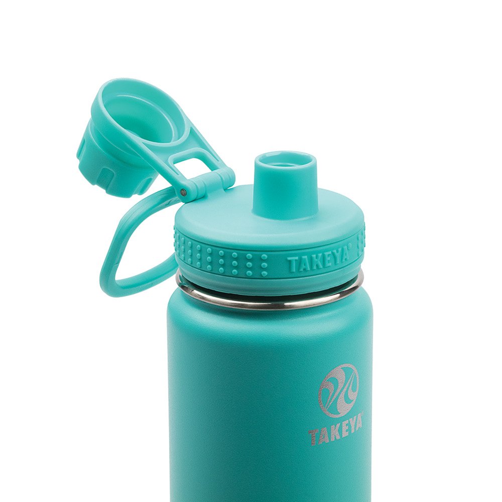 Foto 3 pulgar | Botella De Agua Takeya Actives Con Aislamiento Al Vacío De 700 Ml, Color Verde Azulado - Venta Internacional.