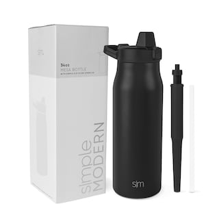 Foto 1 | Botella De Agua Simple, Moderna, Filtrada, Inoxidable, 1 Litro, Midnight - Venta Internacional.