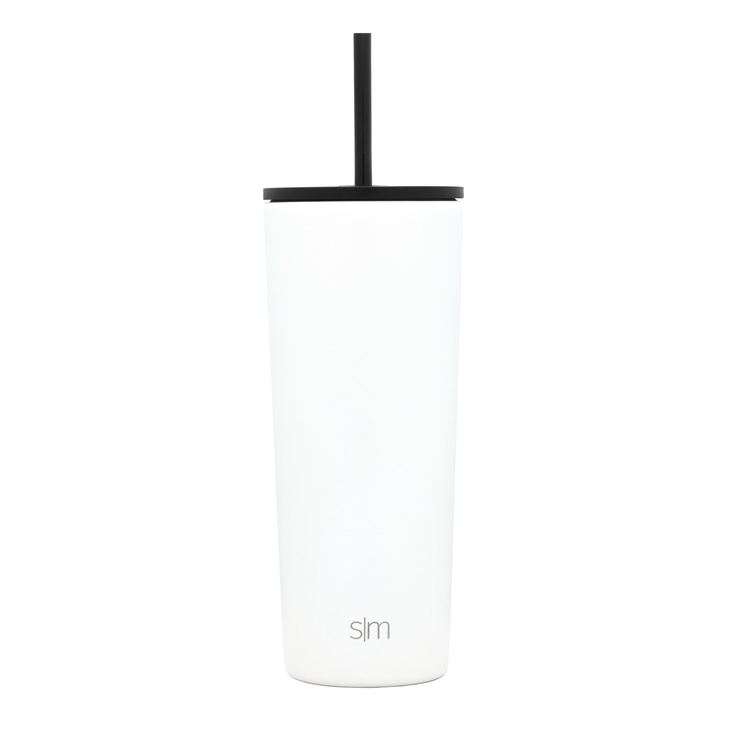 Vaso Aislante Simple Modern Classic De 710 Ml, Color Blanco Invierno - Venta Internacional.
