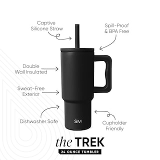 Foto 2 | Vaso Simple Modern Kids Trek Collection, 700 Ml, Color Negro Medianoche - Venta Internacional.