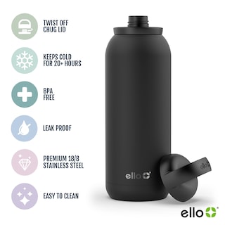 Foto 3 | Botella De Agua Ello Cooper Twist 1.2l De Acero Inoxidable Lila - Venta Internacional.