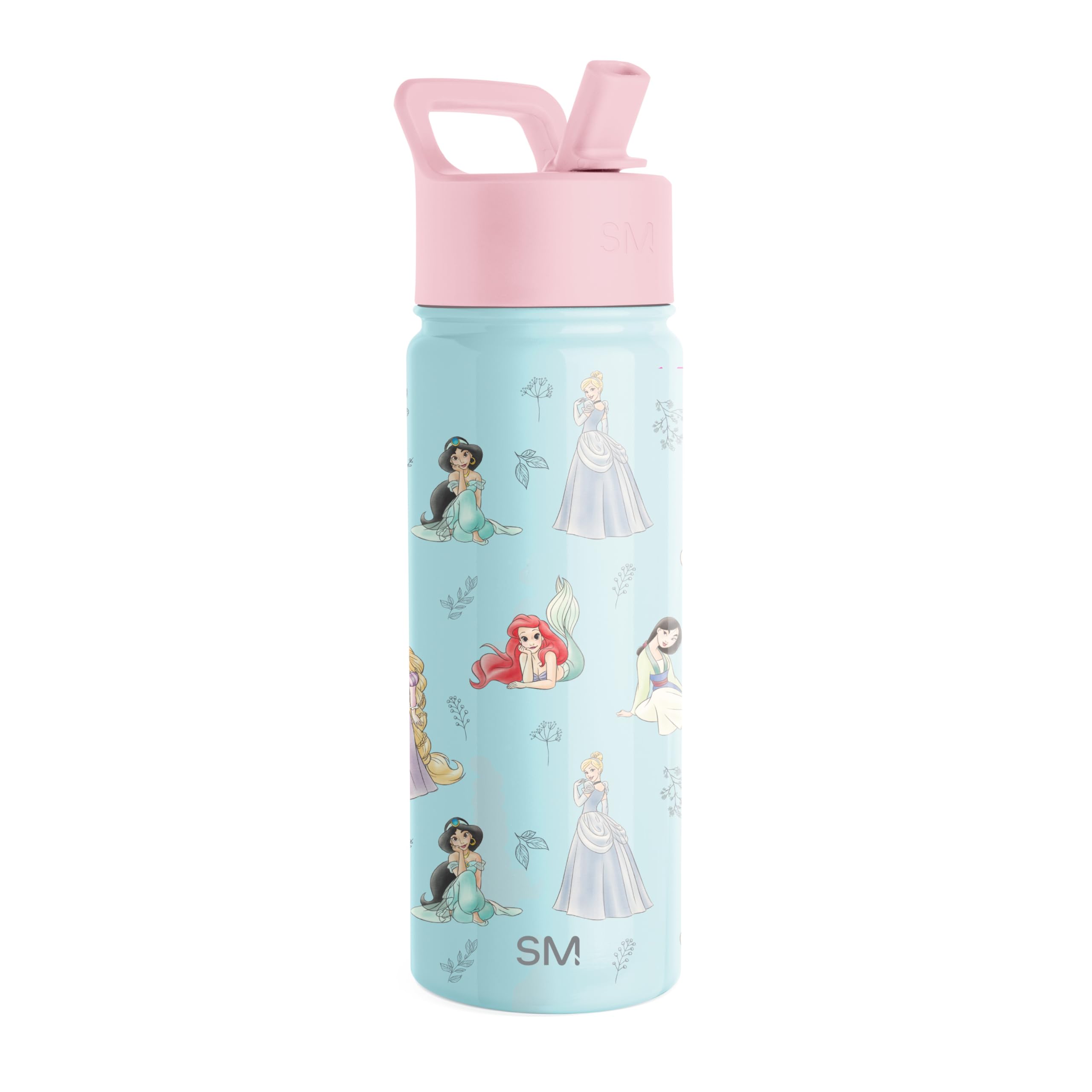 Botella De Agua Sencilla Y Moderna Con Diseño De Princesa Disney, 500 Ml, Para Niños - Venta Internacional.