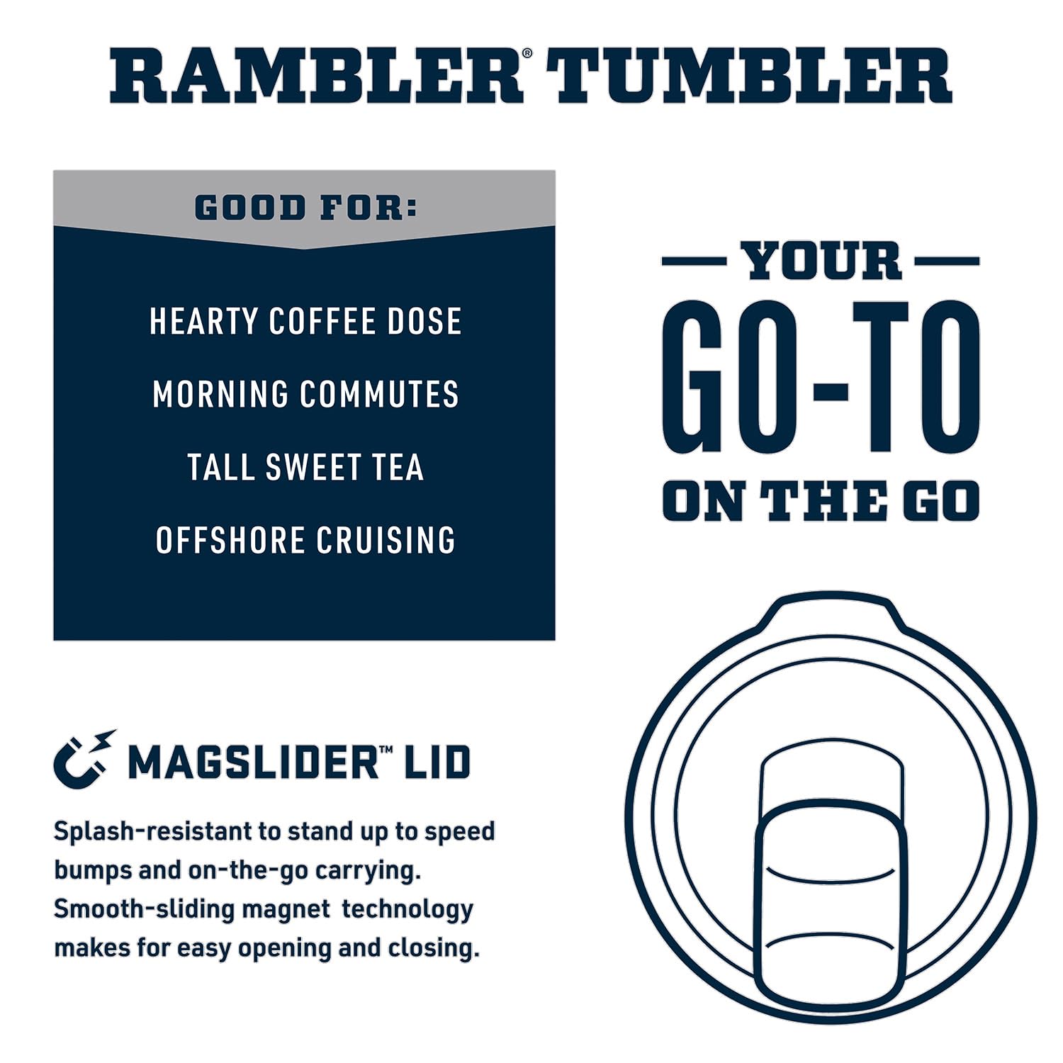 Foto 2 | Vaso Yeti Rambler De Acero Inoxidable Con Aislamiento Al Vacío De 590 Ml - Venta Internacional.