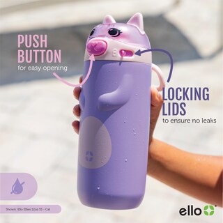 Foto 5 | Botella De Agua Ello Ellies Con Aislamiento Al Vacío De 350 Ml Para Niños - Venta Internacional.