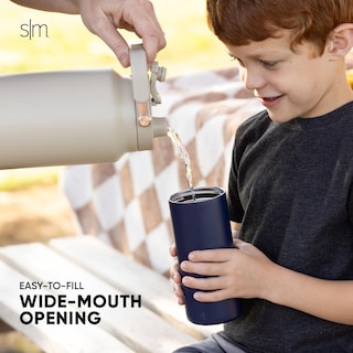 Foto 5 | Botella De Agua Simple Modern Kids Con Aislamiento De 480 Ml, Rosa Rubor - Venta Internacional.
