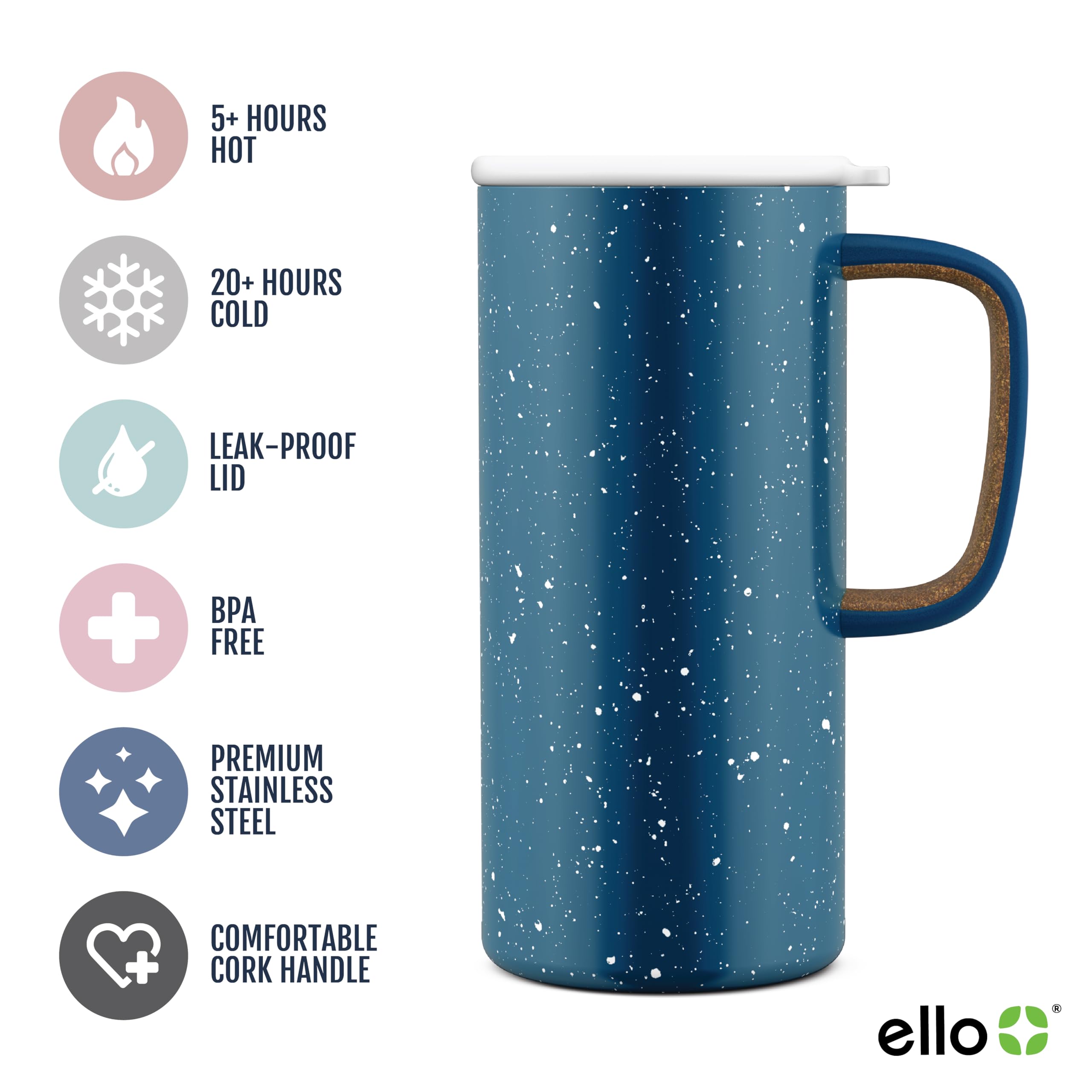 Foto 4 pulgar | Taza De Viaje Ello Campy, Aislada Al Vacío, 530 Ml, Sin Bpa - Venta Internacional.