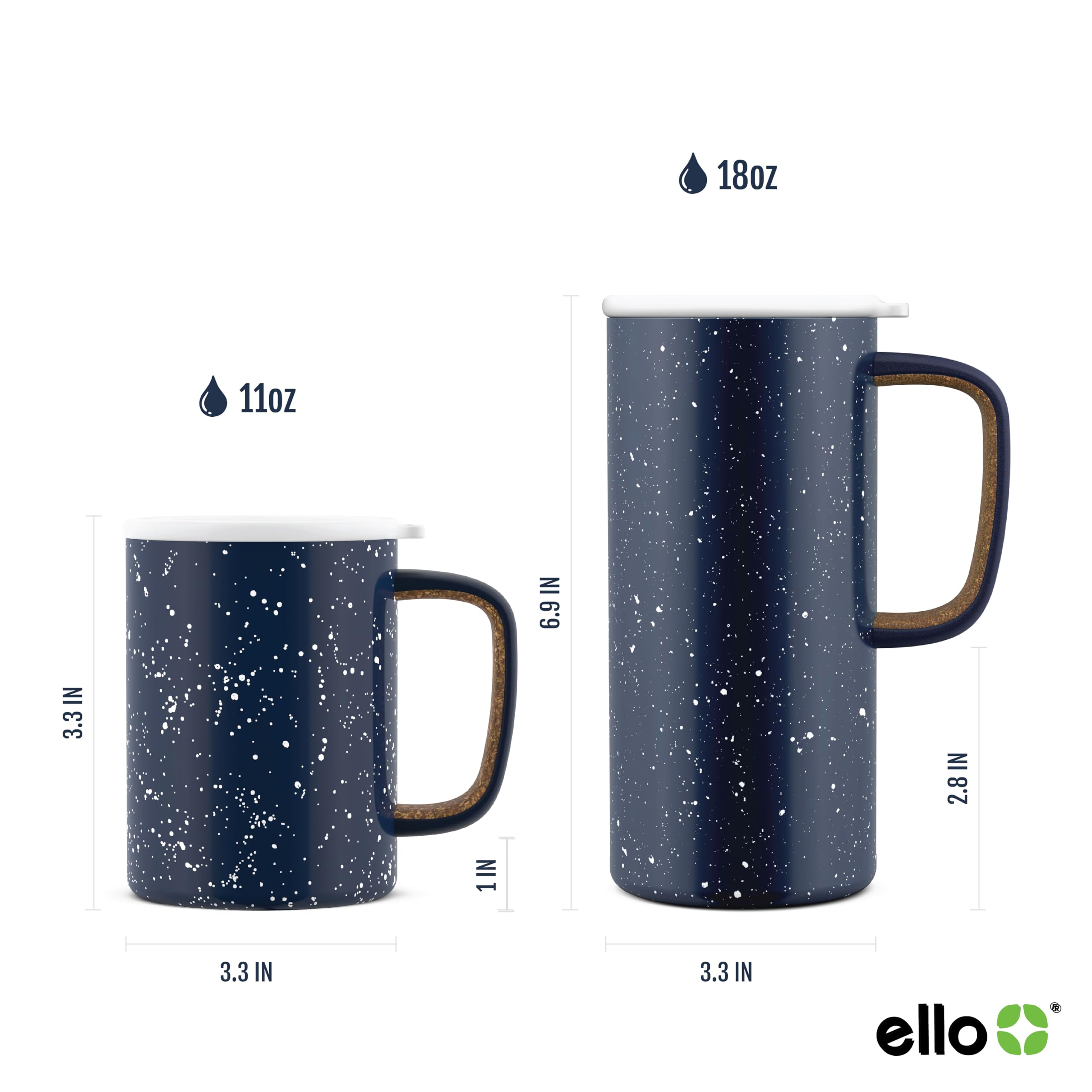 Foto 5 pulgar | Taza De Viaje Ello Campy, Aislada Al Vacío, 530 Ml, Sin Bpa - Venta Internacional.