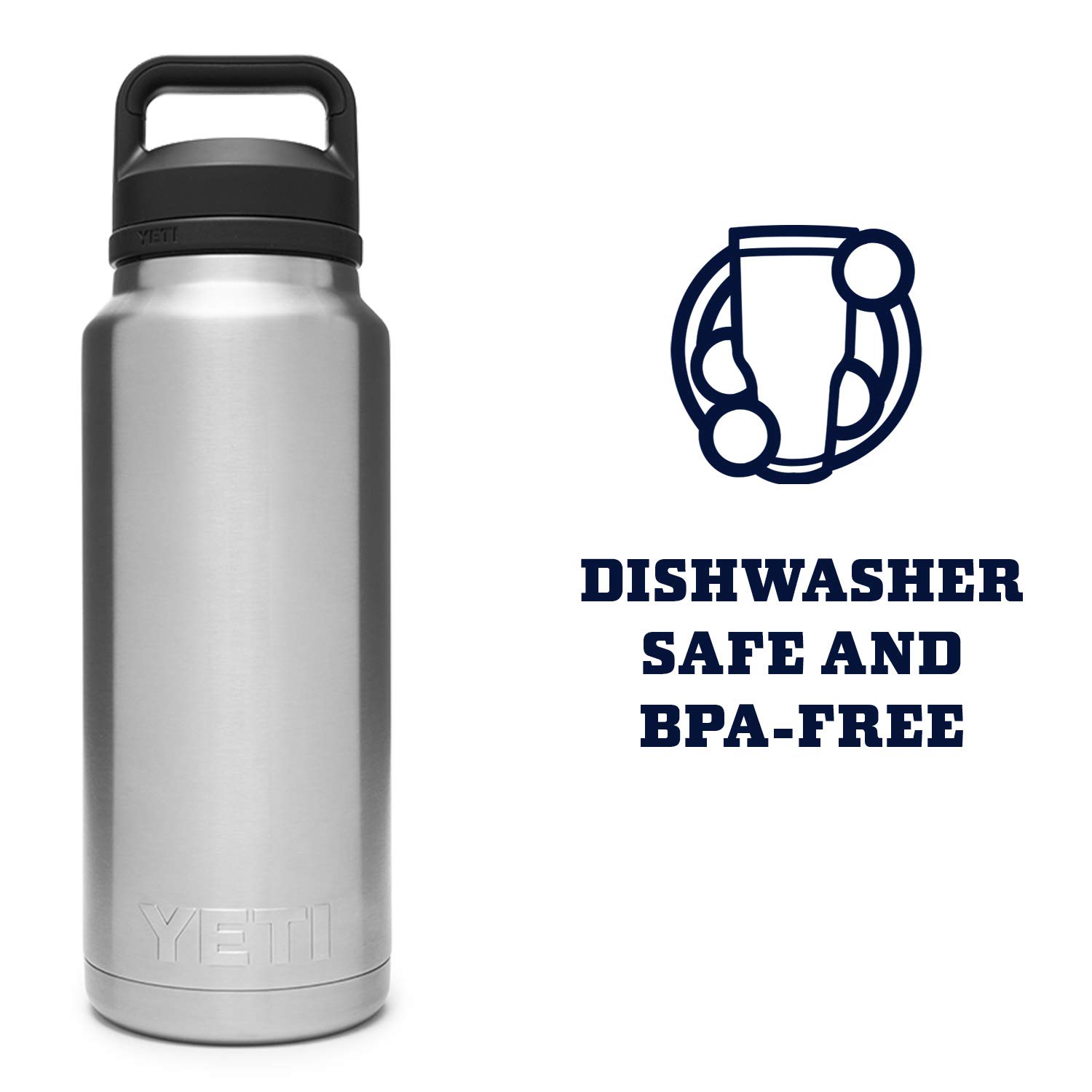 Foto 6 pulgar | Botella Yeti Rambler 1.06l De Acero Inoxidable Con Aislamiento Al Vacío - Venta Internacional.