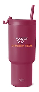 Foto 1 | Vaso Simple Modern Virginia Hokies De Acero Inoxidable De 900 Ml - Venta Internacional.