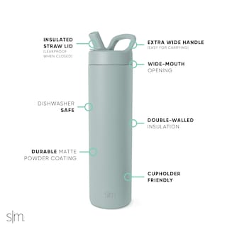 Foto 3 | Botella De Agua Simple Modern Mesa De 700 Ml Con Aislamiento De Acero Inoxidable - Venta Internacional.