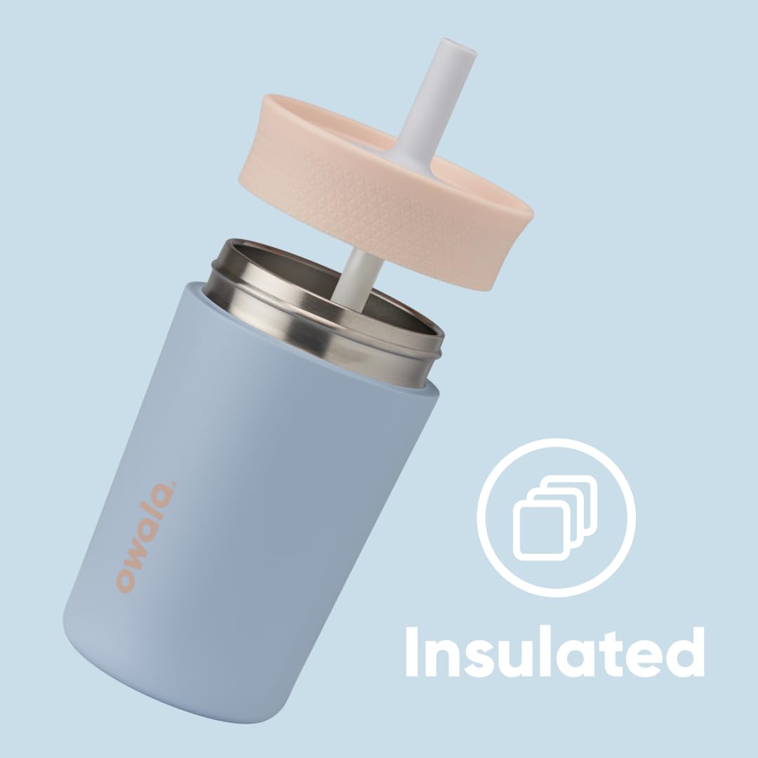 Foto 4 pulgar | Botella De Agua Owala Kids Insulation De Acero Inoxidable De 350 Ml - Venta Internacional.