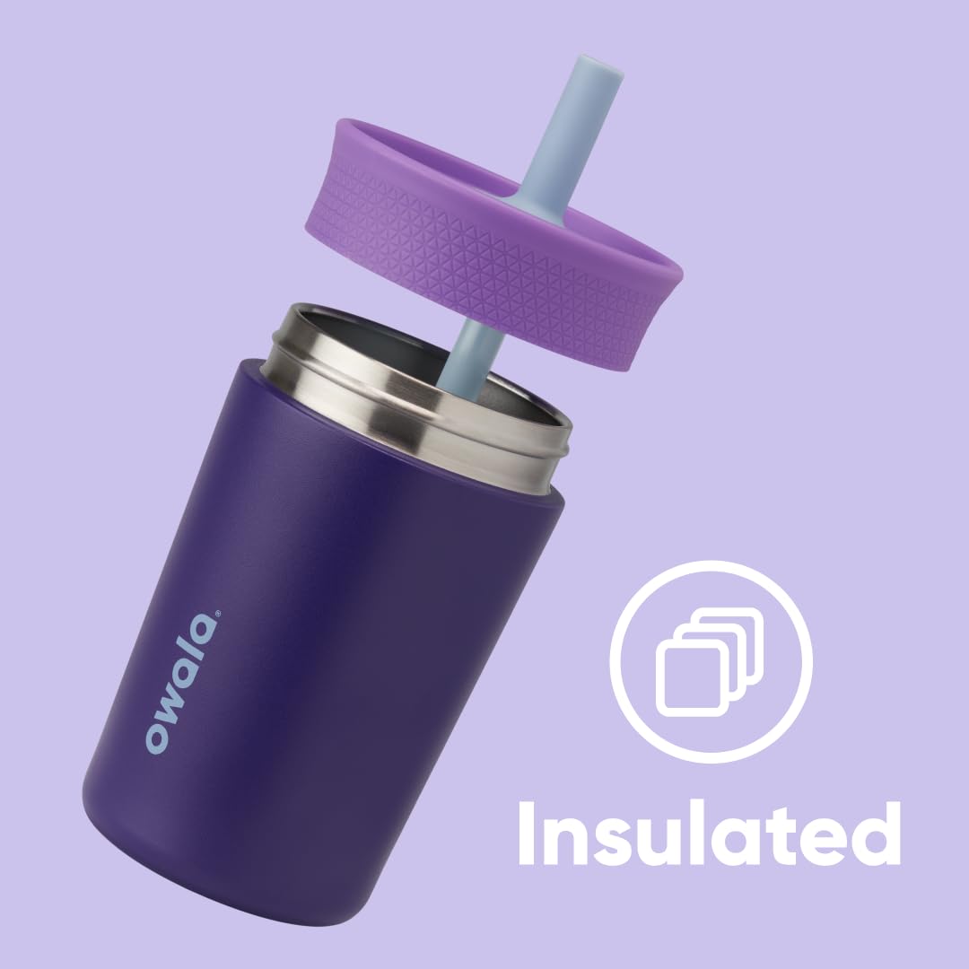 Foto 4 pulgar | Botella De Agua Owala Kids Insulation De Acero Inoxidable De 350 Ml - Venta Internacional.