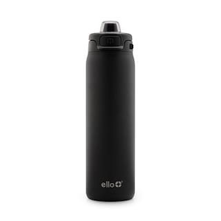 Foto 1 | Botella De Agua Ello Pop & Fill, 650 Ml, Acero Inoxidable, Color Negro - Venta Internacional.