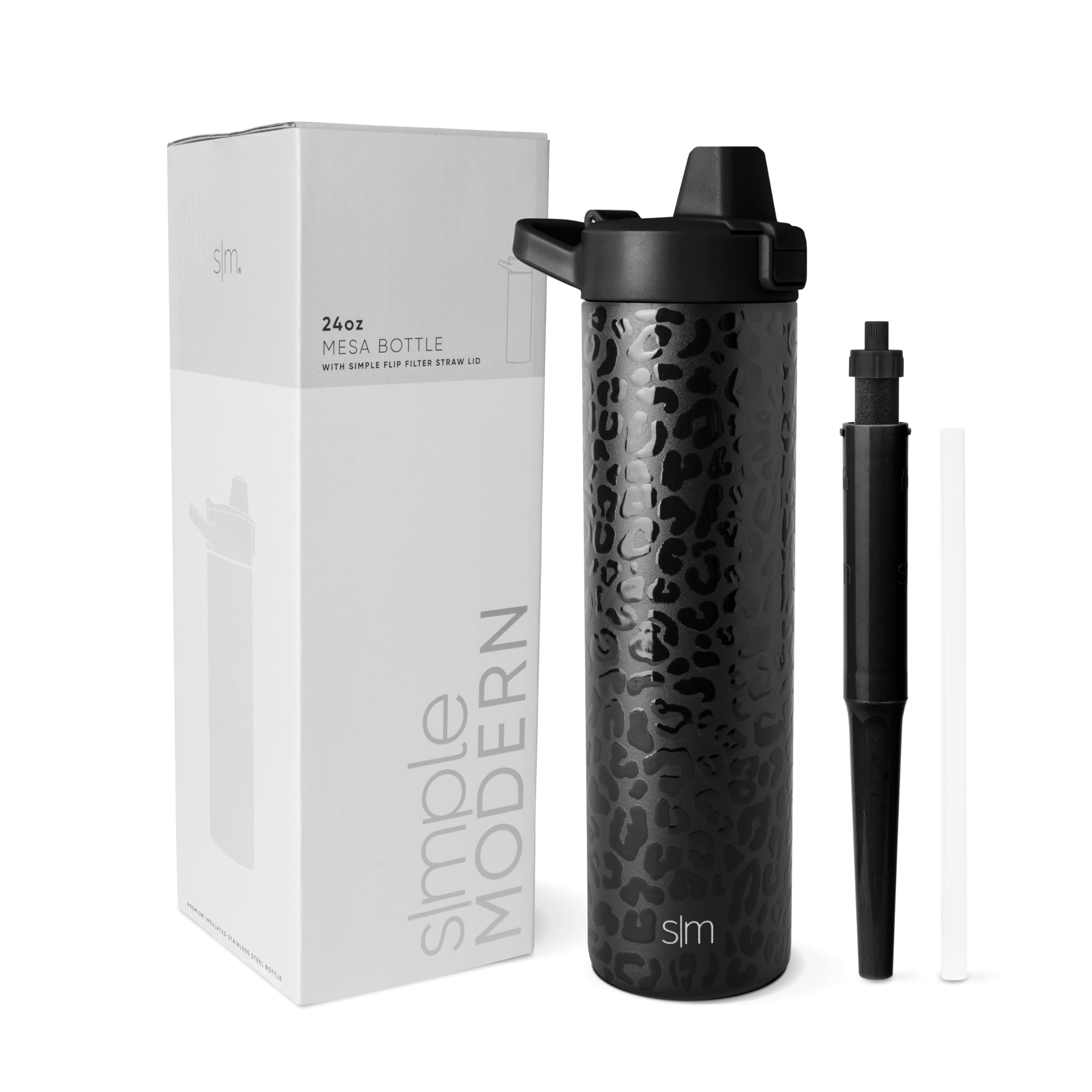 Foto 2 pulgar | Botella De Agua Simple, Moderna, Con Aislamiento Filtrado, 700 Ml, Negra - Venta Internacional.