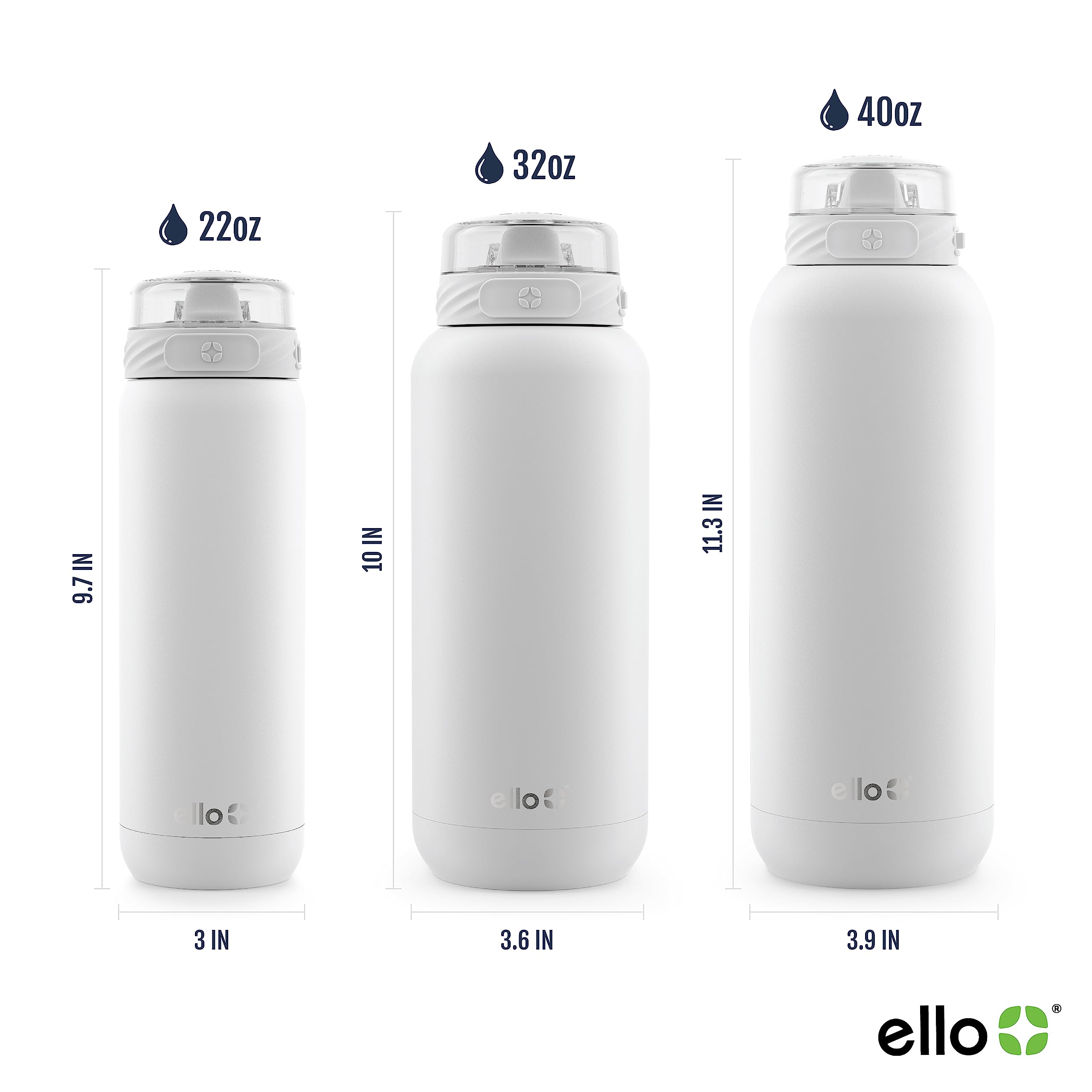 Foto 4 pulgar | Botella De Agua Ello Cooper De 650 Ml De Acero Inoxidable Con Coral Pajizo - Venta Internacional.