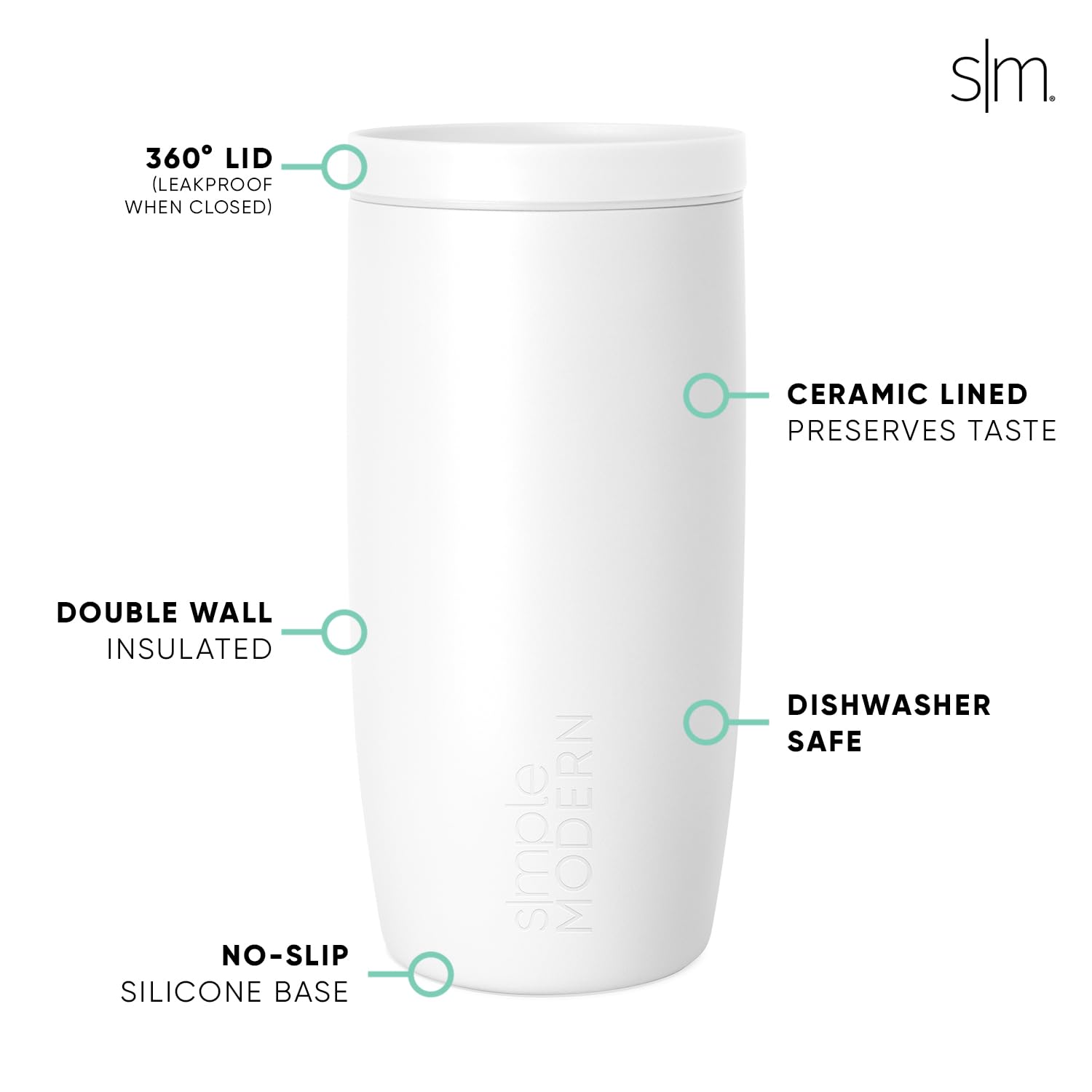 Foto 4 pulgar | Taza de Café Simple Modern Voyager 480 ml - Venta Internacional