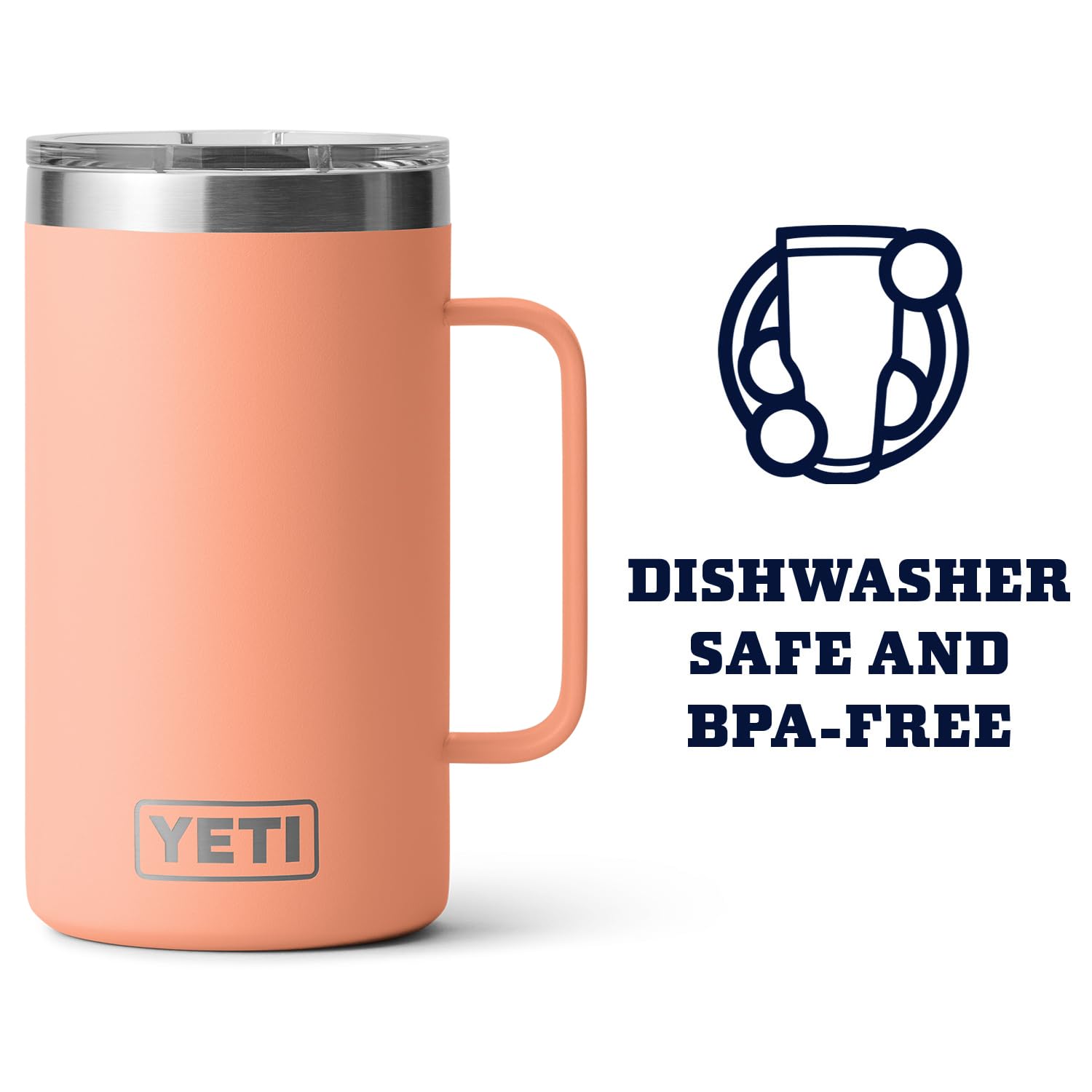 Foto 4 pulgar | Taza Yeti Rambler De Acero Inoxidable Con Aislamiento Al Vacío De 700 Ml - Venta Internacional.