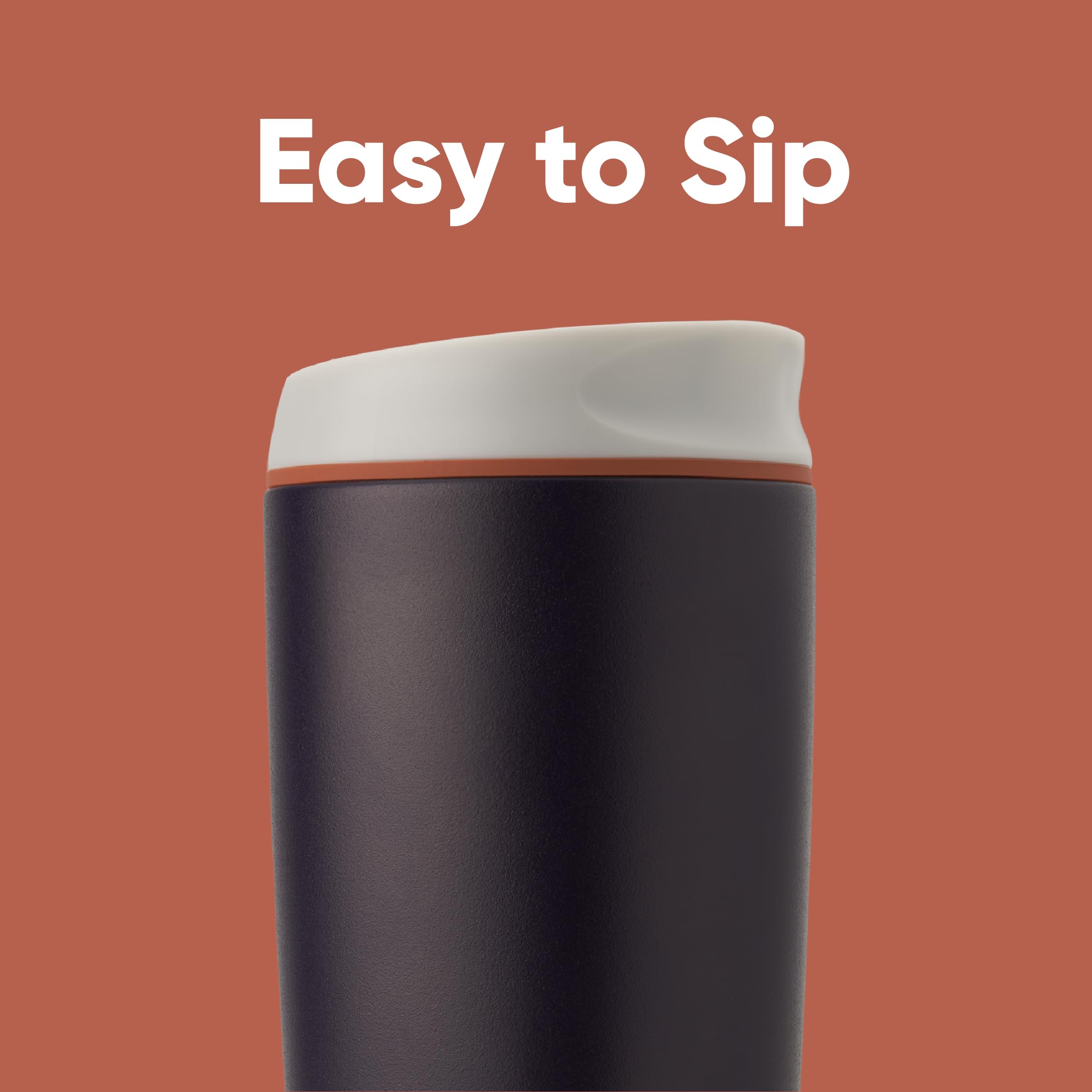 Foto 3 pulgar | Vaso De Café Owala Smoothsip Con Aislamiento De 590 Ml, Color Azul Marino - Venta Internacional.