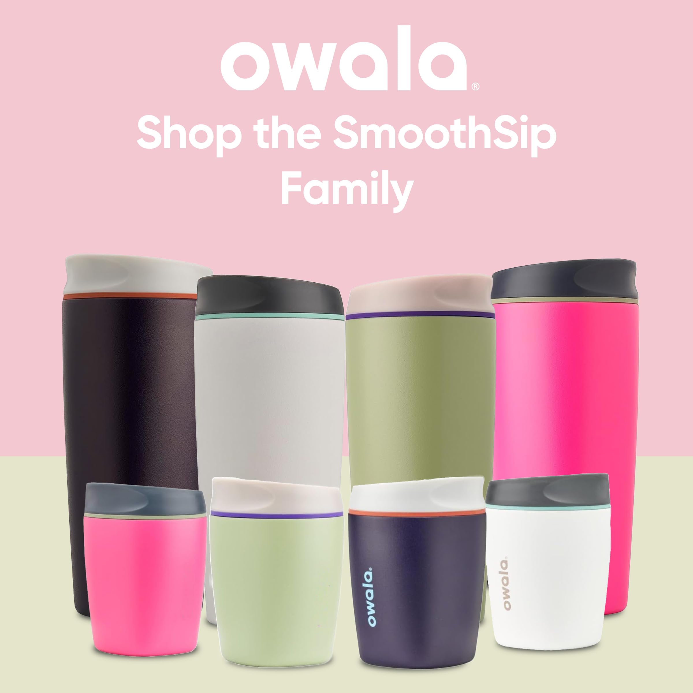 Foto 7 pulgar | Vaso De Café Owala Smoothsip Con Aislamiento De 590 Ml, Color Azul Marino - Venta Internacional.