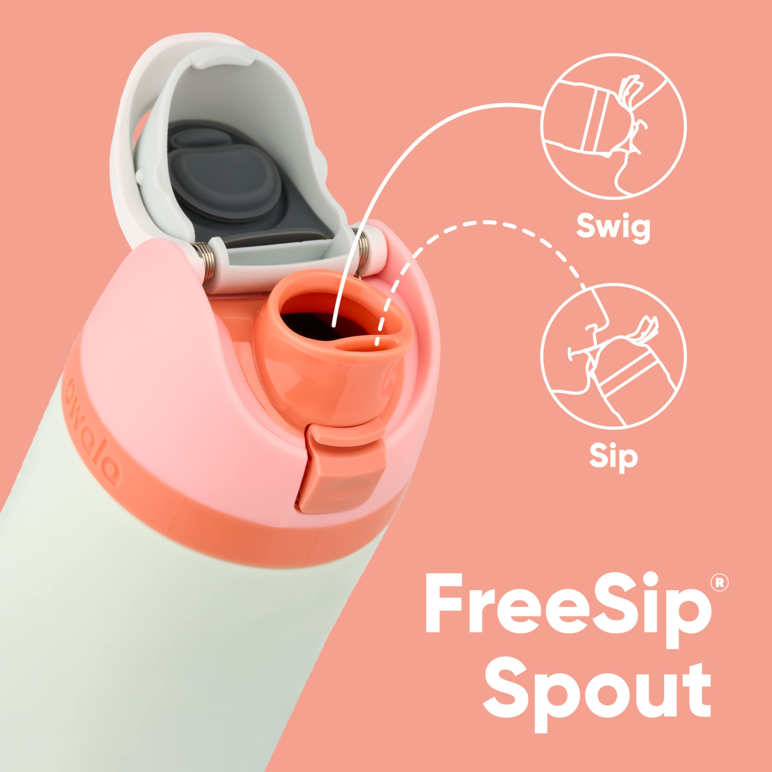 Foto 2 | Botella De Agua Owala Freesip De Acero Inoxidable Con Aislamiento, 950 Ml - Venta Internacional.