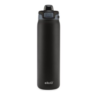 Foto 1 | Botella De Agua Ello Pop & Fill, 650 Ml, Acero Inoxidable, Color Negro - Venta Internacional.