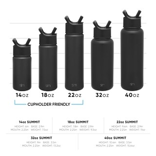 Foto 3 | Botella De Agua Simple Modern Fortnite Summit 946 Ml Midnight - Venta Internacional.