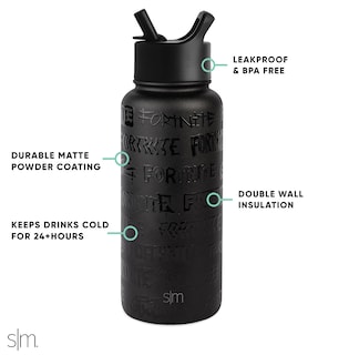 Foto 4 | Botella De Agua Simple Modern Fortnite Summit 946 Ml Midnight - Venta Internacional.