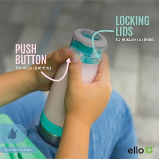 Foto 4 | Botella De Agua Ello Emma Con Aislamiento Al Vacío De 400 Ml Para Niños, Color Gris - Venta Internacional.