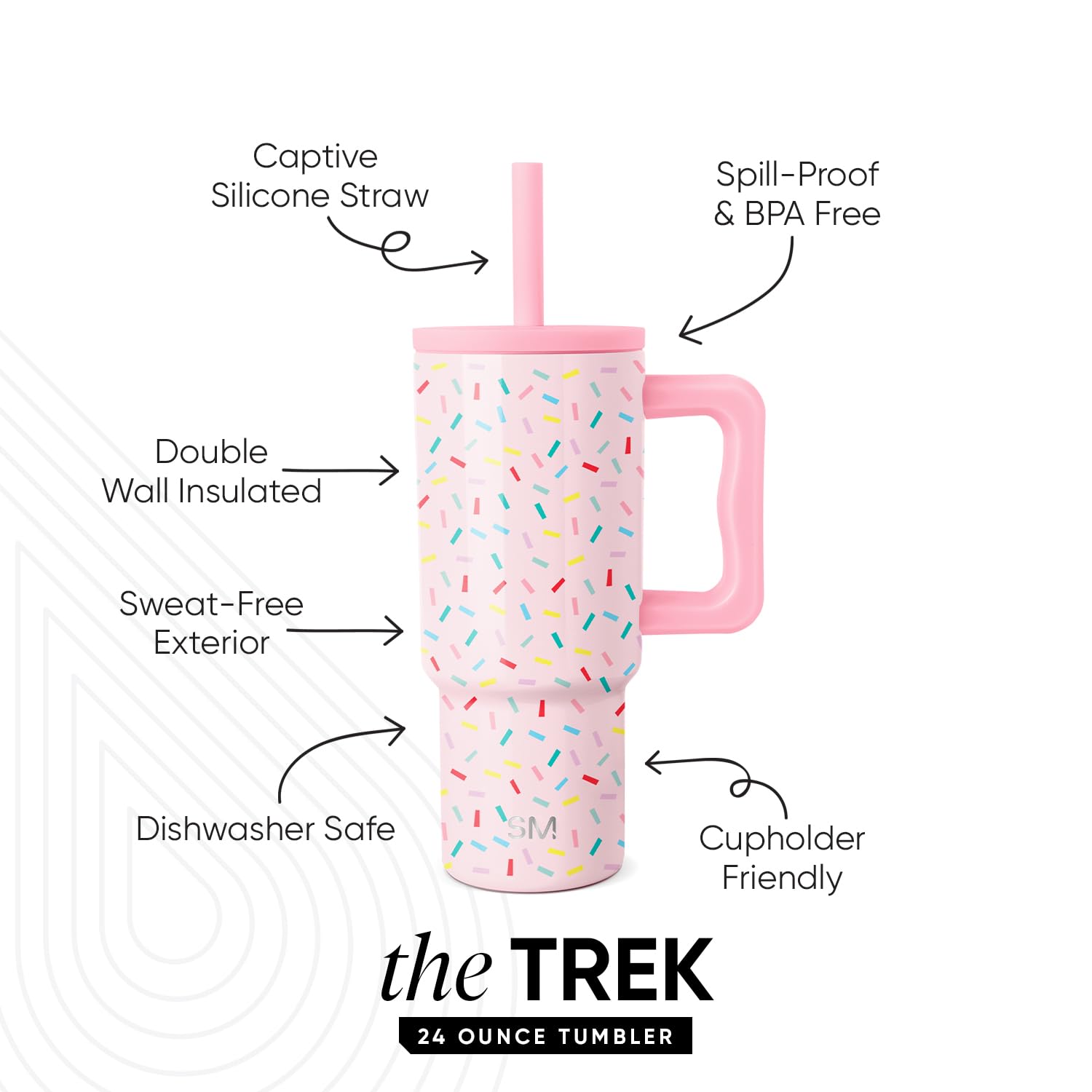 Foto 3 pulgar | Vaso Simple Modern Kids Trek Collection 700 Ml Con Asa - Venta Internacional.