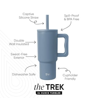 Foto 2 | Vaso Simple Modern Kids Trek Collection 700 Ml Blue Dune - Venta Internacional.