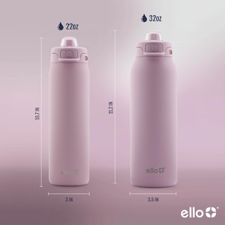 Foto 5 | Botella De Agua Ello Pop & Fill De Acero Inoxidable, 946 Ml, Color Malva - Venta Internacional.