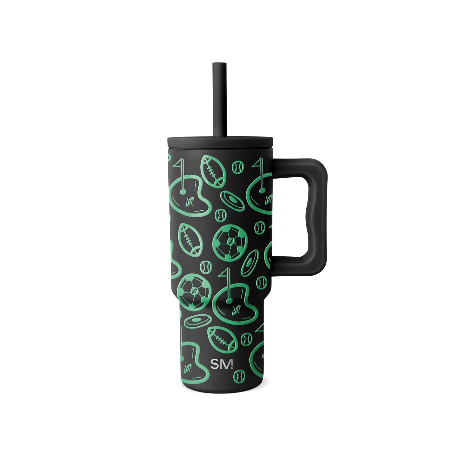 Vaso Simple Modern Dude Perfect Kids De 710 Ml Con Asa - Venta Internacional.