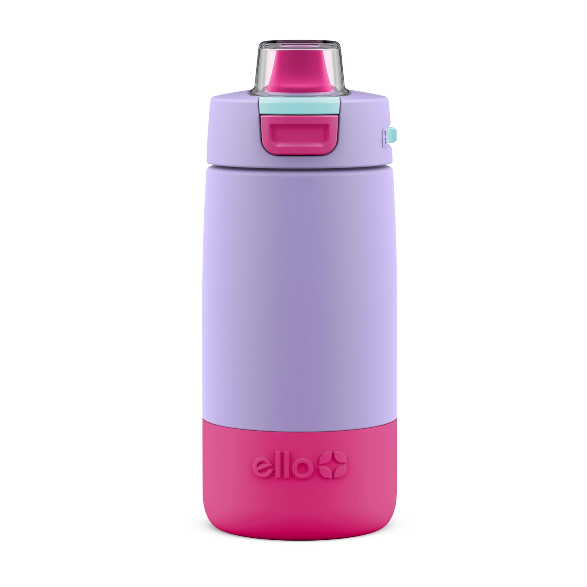 Botella De Agua Ello Kids Colby De Acero Inoxidable, 350 Ml, Color Lila - Venta Internacional.