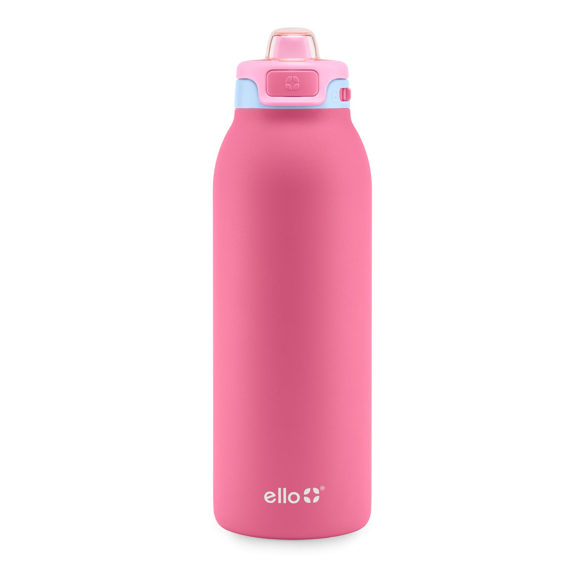 Botella De Agua Ello Pop & Fill De Acero Inoxidable De 1,2 Litros Cherry Breeze - Venta Internacional.