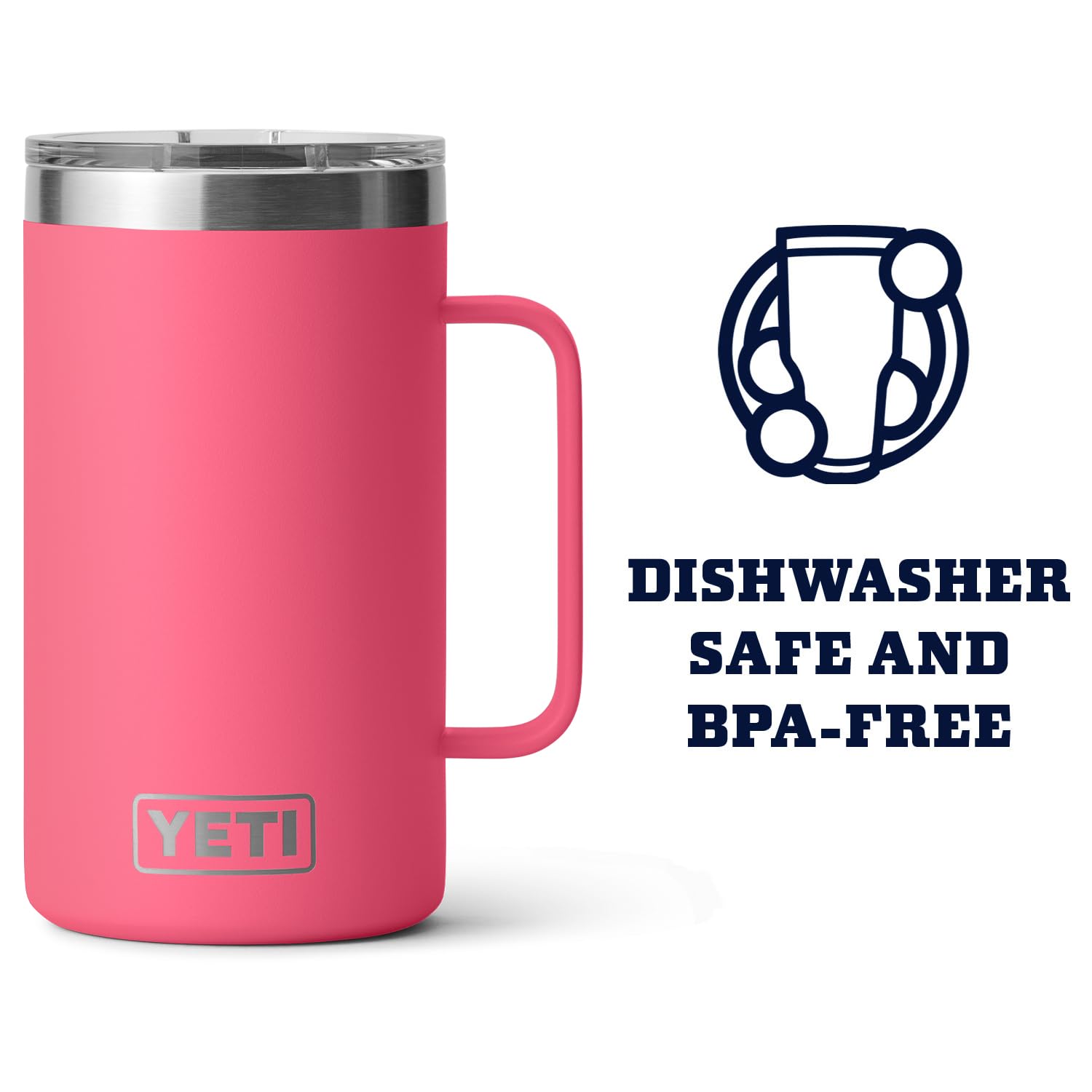 Foto 4 pulgar | Taza Yeti Rambler De Acero Inoxidable Con Aislamiento Al Vacío De 700 Ml - Venta Internacional.