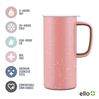 Foto 2 | Taza De Viaje Ello Campy Con Aislamiento Al Vacío De 530 Ml Georgia Peach - Venta Internacional.