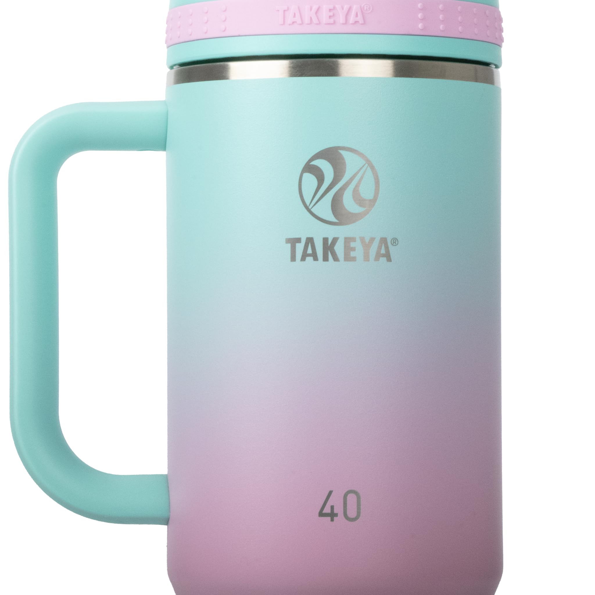 Foto 3 pulgar | Vaso Takeya Con Mango, 1,2 L, Posavasos Y 2 Pajitas Ss - Venta Internacional.