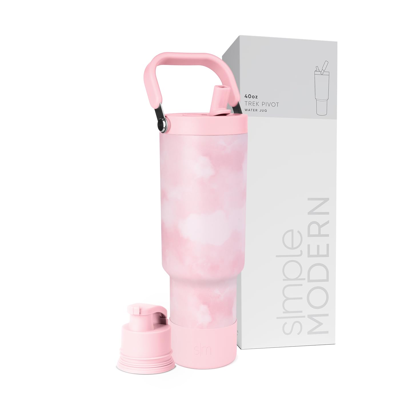 Botella De Agua Simple Modern Trek Pivot 1.2 L Con Asa - Venta Internacional.