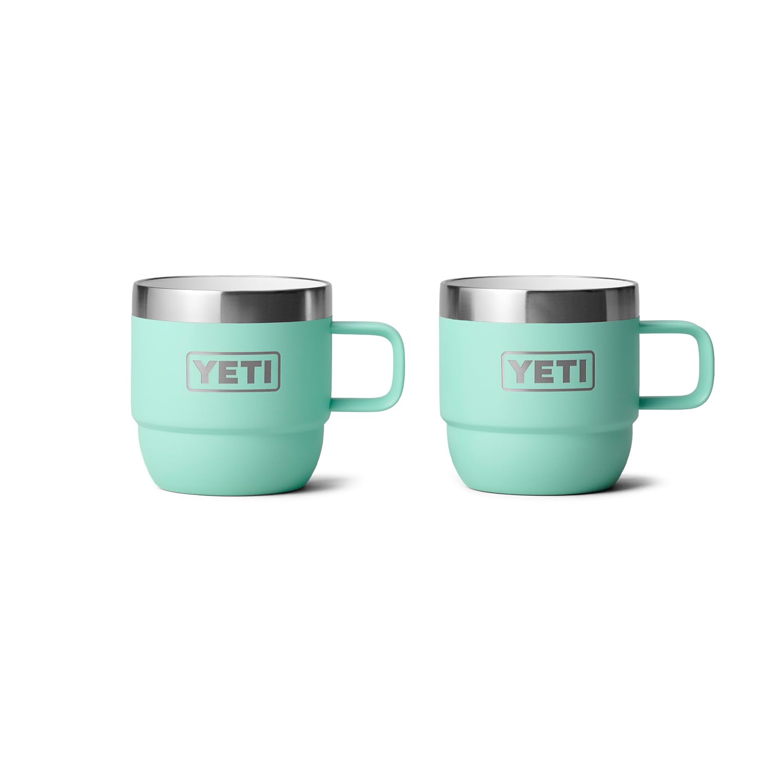 Taza Yeti Rambler De Acero Inoxidable Con Aislamiento Al Vacío, 180 Ml, Paquete De 2 Unidades - Venta Internacional.