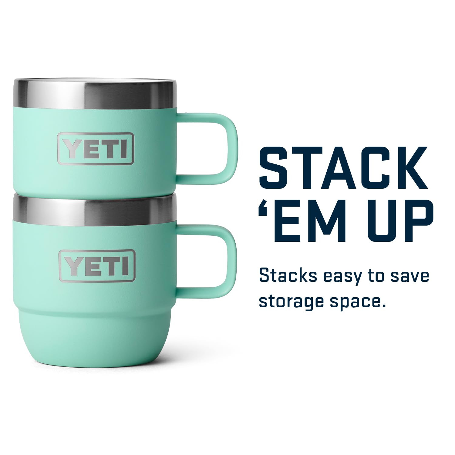 Foto 5 | Taza Yeti Rambler De Acero Inoxidable Con Aislamiento Al Vacío, 180 Ml, Paquete De 2 Unidades - Venta Internacional.