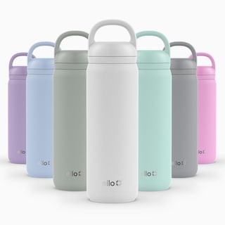 Foto 1 | Botella De Agua Ello Cooper Twist, 650 Ml, Acero Inoxidable, Color Blanco - Venta Internacional.