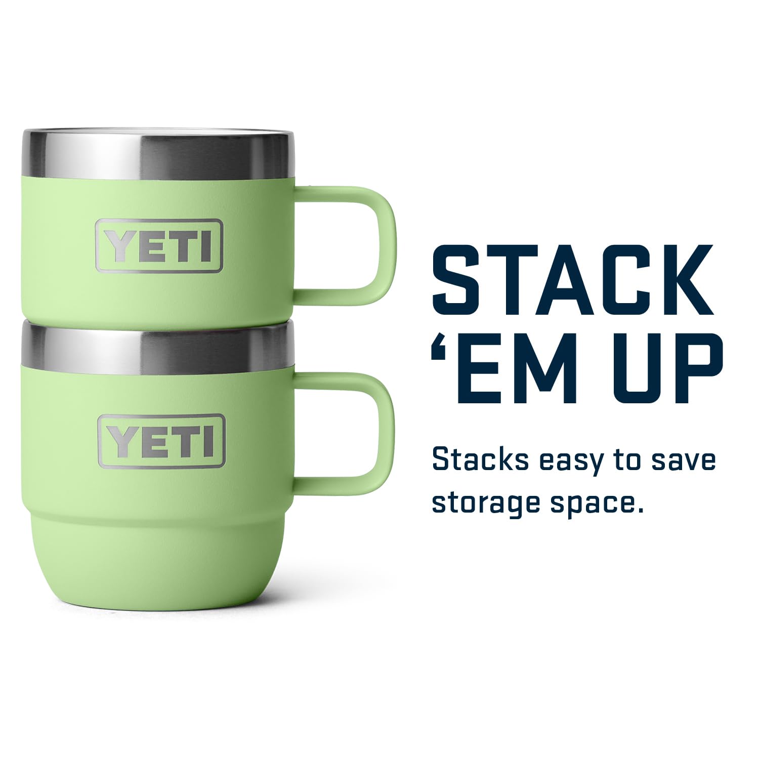 Foto 5 | Taza Yeti Rambler De Acero Inoxidable Con Aislamiento Al Vacío, 180 Ml, Paquete De 2 Unidades - Venta Internacional.