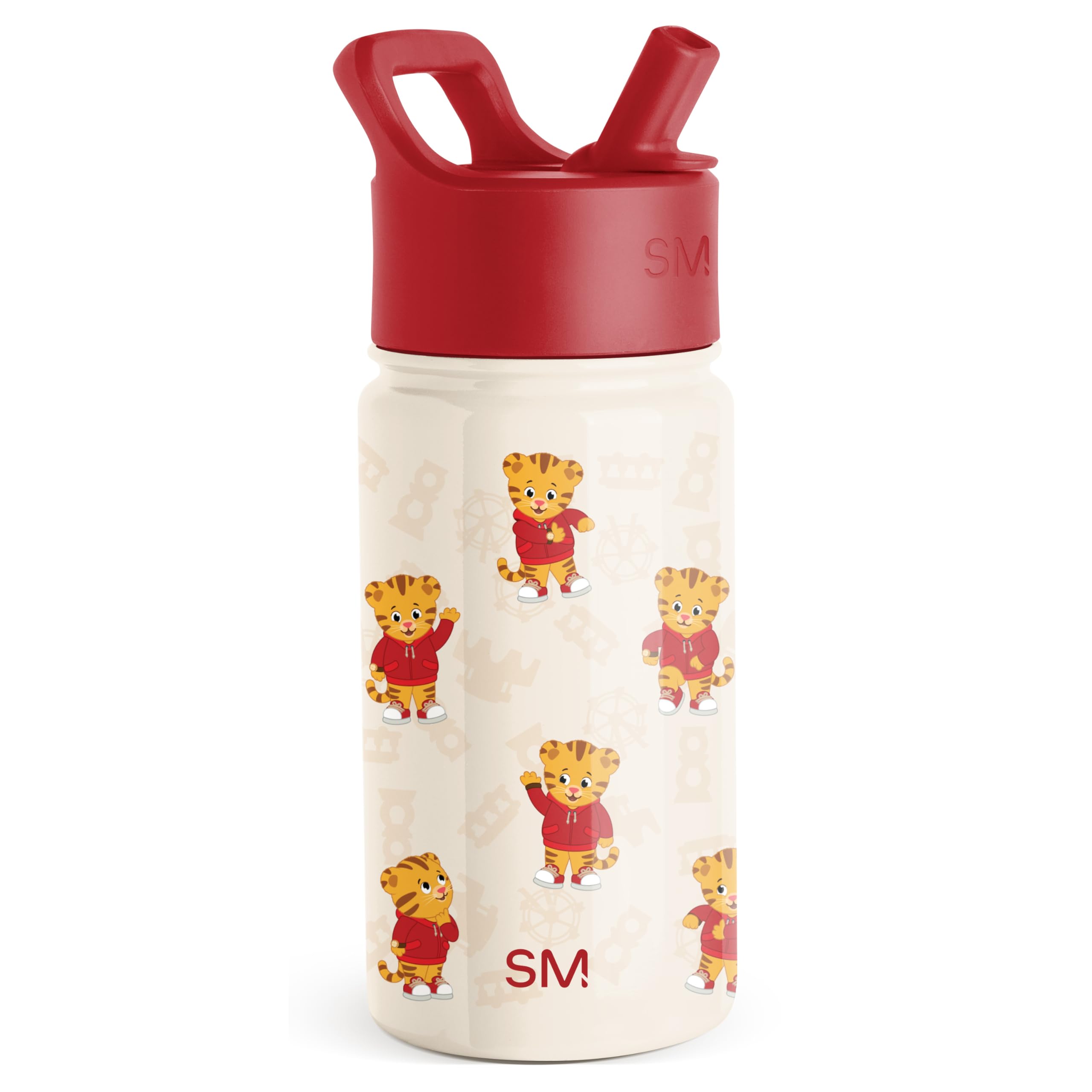 Botella De Agua Simple Modern Daniel Tiger 414 Ml Para Niños - Venta Internacional.