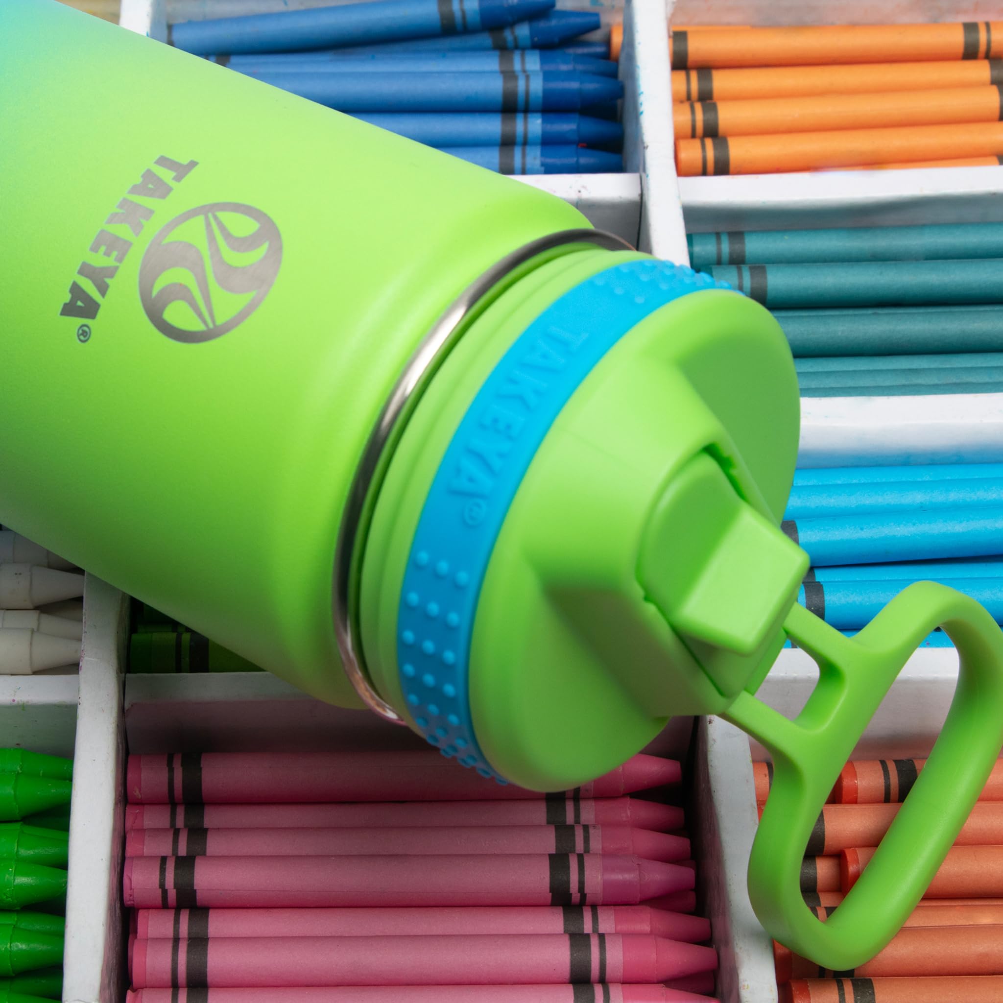 Foto 5 pulgar | Botella De Agua Takeya Actives De Acero Inoxidable De 530 Ml Con Pajita - Venta Internacional.