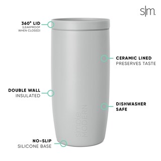 Foto 3 | Taza De Café De Viaje Simple Modern Voyager 480 Ml - Venta Internacional.