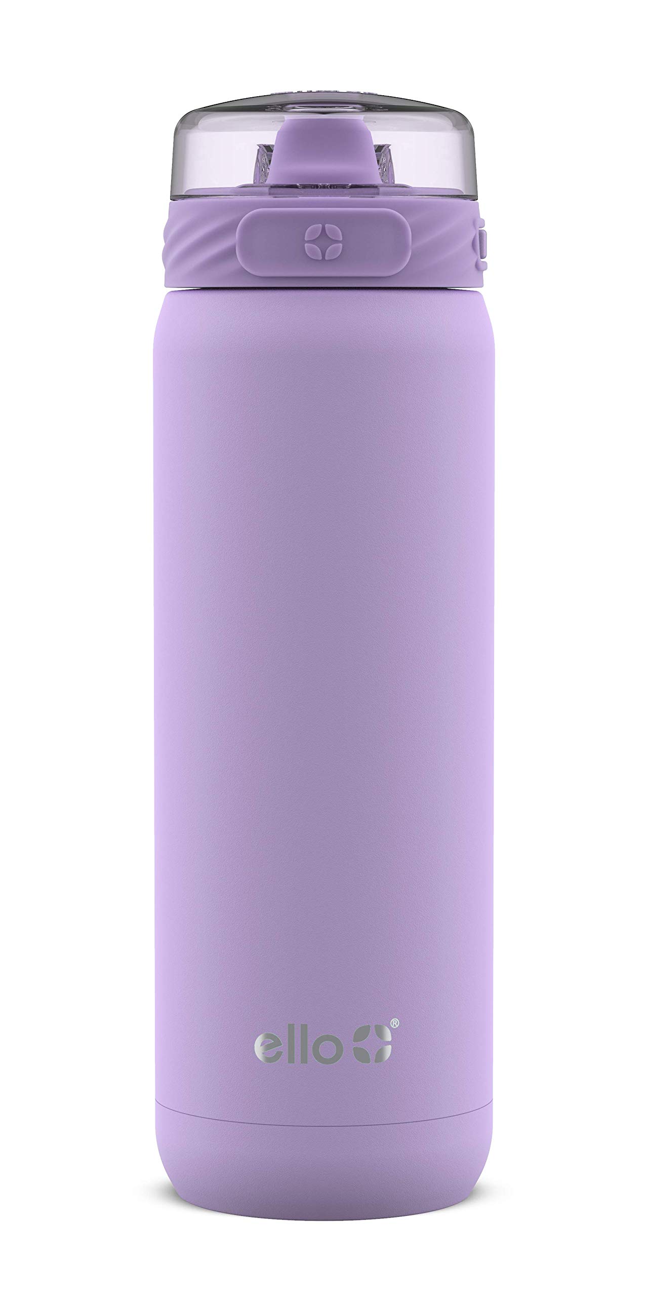 Botella De Agua Ello Cooper, 650 Ml, Acero Inoxidable, Color Lila - Venta Internacional.